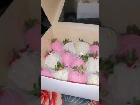 fresas cubiertas de chocolate