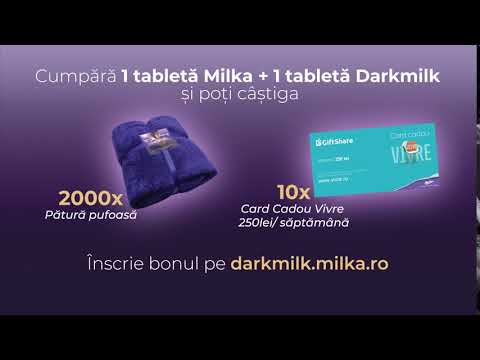Milka Dark Milk - concurs