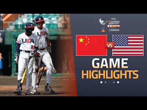 HIGHLIGHTS | 🇨🇳 China vs 🇺🇸 USA | WBSC U-18 Baseball World Cup 2025