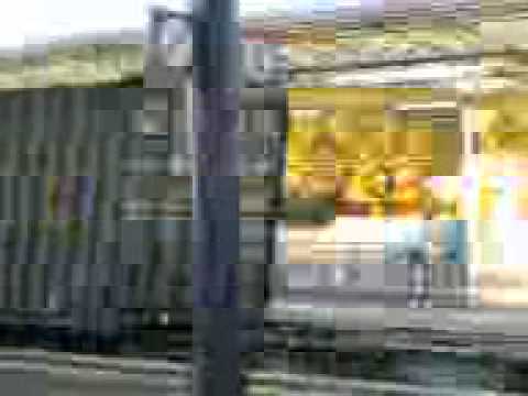 Treno in transito (merci) a Ladispoli