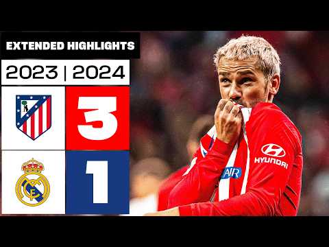 ATLETICO MADRID 3-1 REAL MADRID 2023/24 | Extended Highlight