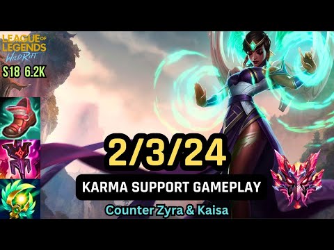 Wild Rift Karma Support Build & Legendary Queue Gameplay in Season 18