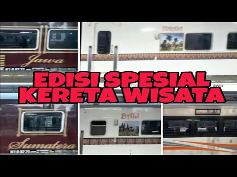 VIDEO SPESIAL, KERETA API DENGAN GERBONG WISATA MAHAL