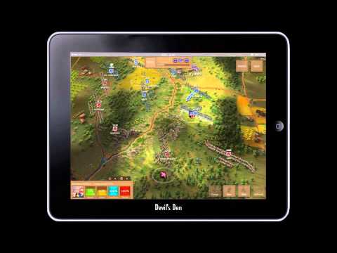 Ultimate General: Gettysburg iOS demo - YouTube