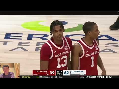 IRODOESITT reacts to OKLAHOMA SOONERS vs. No. 21 GONZAGA BULLDOGS Full Game Highlights