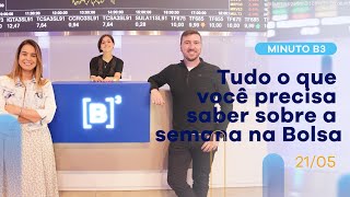 Confira o balanço da semana na Bolsa | Minuto B3 – 24/05/2021
