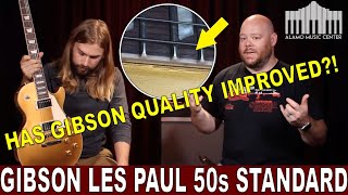 Video thumbnail for Has Gibson quality improved? | The new Gibson Les Paul 50s Standard by Alamo Music Center