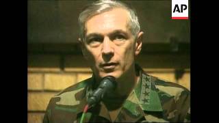KOSOVO: PRISTINA: NATO'S WESLEY CLARK'S LAST VISIT