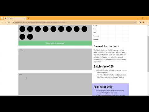 The Penny Game / Coin Game (For Agile Trainers) Online