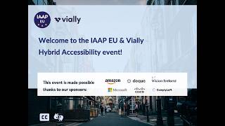 Session 7: Fireside chat: Leveraging AI effectively to scale accessibility
