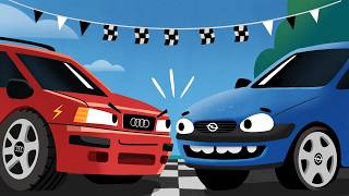 STARTAS 🚙 Opeliuko ir 🏎️ Audinės lenktynės 🏁