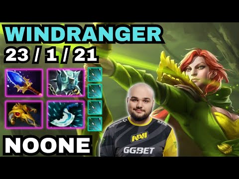 🔥 Noone Windranger Midlane 23 KILLS 🔥 Insane Gameplay By Noone - Dota 2