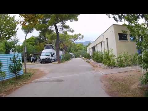 Fahrt über den Campingplatz Stobrec - Split 2018