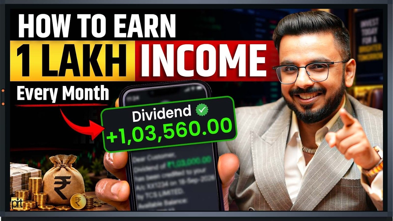 How to Earn 1 Lakh Dividend Income Every Month?