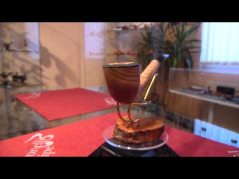 Olive wood pipe Paronelli 9mm half bent handmade -  eBay item number: 181378286119