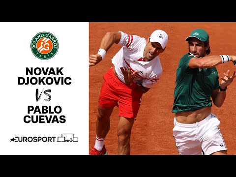 Novak Djokovic v Pablo Cuevas | 2021 Roland Garros - Round 2 Highlights | Tennis | Eurosport