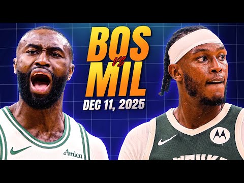 Boston Celtics vs Milwaukee Bucks - FULL GAME HIGHLIGHTS | December 11, 2025 NBA Season