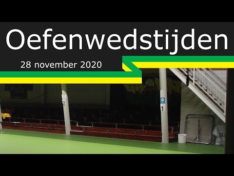 Oefenwedstrijden 28 november 2020