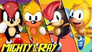 Evolution of Mighty & Ray in Sonic Games (1992-2018)