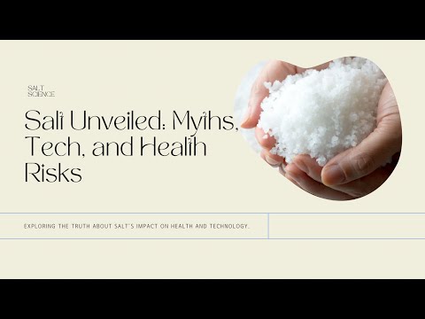 Salt Unveiled: Debunking Myths, Understanding the Tech Behind Salt and Health Risks