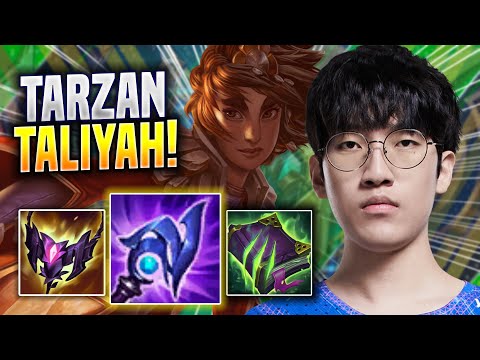 TARZAN IS SO CRAZY WITH TALIYAH! - LNG Tarzan Plays Taliyah JUNGLE vs Sylas! | Preseason 2023