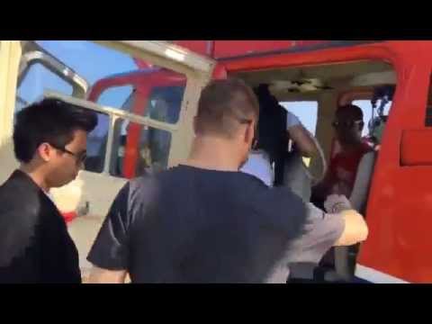 Syahrini, Dash Berlin, Kevin Bun Naik Helicopter