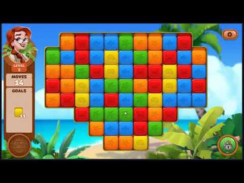 Lost Island Blast Adventure Level 2 - NO BOOSTERS 🏝️ | SKILLGAMING ✔️