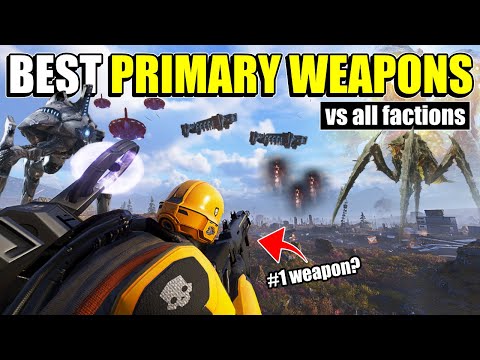 5 Primary Weapons that "Universally" Meta vs all factions | Helldivers 2