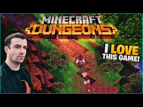 MINECRAFT DUNGEONS! I LOVE THIS GAME! BASICALLYIDOWRK, COURAGEJD, DRLUPO, AND MOOSNUCKEL