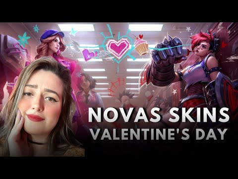REACT | NOVAS SKINS CORAÇÃO DESPEDAÇADO E CORAÇÃO APAIXONADO - LEAGUE OF LEGENDS