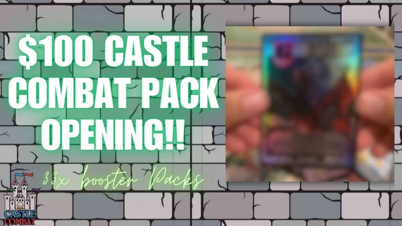 $100 Castle Combat Pack Opening!!