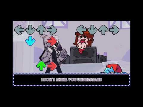 FNF Mid Fight Masses with lyrics without cutscenes