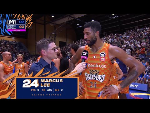 Marcus Lee post-game interview vs Melbourne United - Round 16, NBL26