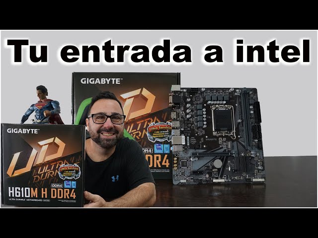 Vídeo relacionado con GIGABYTE H610I DDR4 Placa Base - Compatible con procesadores Intel Core 14th CPUs, 4+1+1 Hybrid Digital VRM, up to 3200MHz DDR4, 1xPCIe 3.0 M.2, GbE LAN, USB 3.2 Gen 1