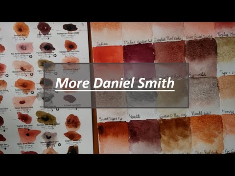 Daniel Smith Earthy Range: DS Swatching | Swatchathon #danielsmith