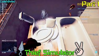 The Wet Burglar Girl Strikes For The First Time