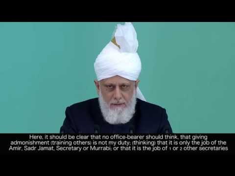 How we can create a Revolution: Friday Sermon 3rd July