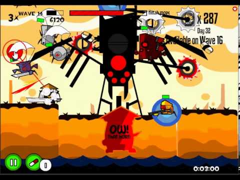 Ninja Hamsters vs Robots (Levels 13-20)