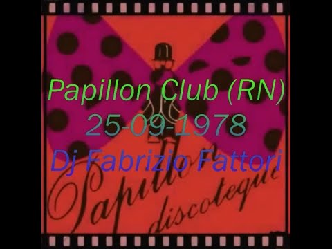 Papillon Club (RN) 25-09-1978 Dj Fabrizio Fattori