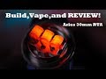 Build Vape And REVIEW G Taste Aries 30mm RTA VapingwithTwisted420