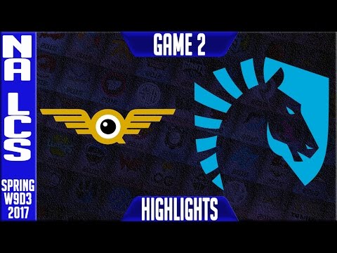 Team Liquid vs FlyQuest Highlights Game 2 - NA LCS W9D3 Spring 2017 - TL vs FLY G2