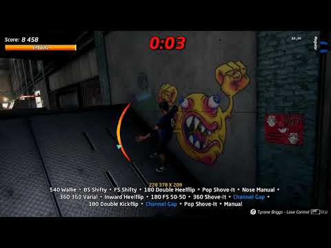 160 Million Point Combo Tony Hawk's Pro Skater 1+2 Warehouse Demo