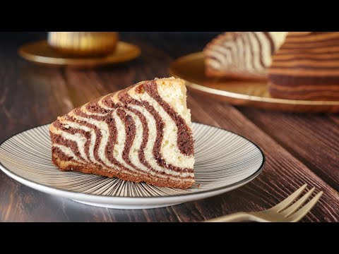 Vanilla Chocolate Zebra Cake