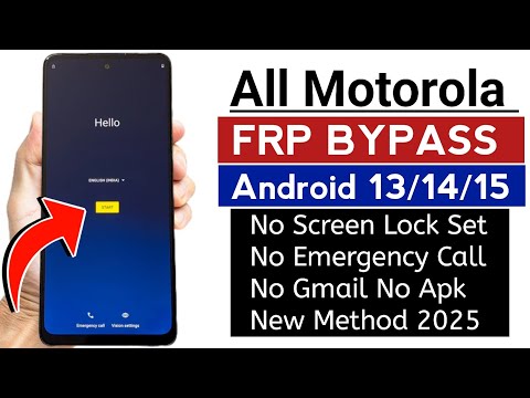 All Moto Android 12/13/14 : Google/ FRP Bypass - EASY NEW TRICK 2025 (Without PC)