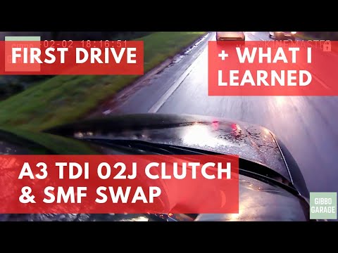 FIRST DRIVE A3 TDI 02J SMF conversion // What I Learned About Vibrations..