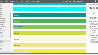 using w3 css colour classes and themes