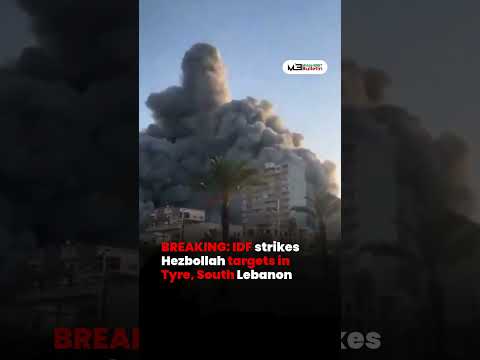 Israeli Strikes Target Sites in Tyre Amid Rising Tensions