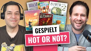 Kurz-Fazit: Kyoto, Canvas, Winziger Weltkrieg, Skulls of Sedlec, CuBirds, Jaipur