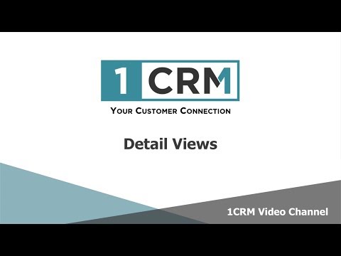 1CRM Tutorial Preview