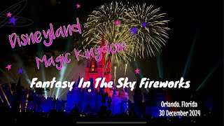 New Years Eve: Disneyland - Magic Kingdom, Orlando | Full Recording of Fantasy In The Sky Fireworks